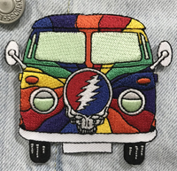 rainbow tour bus