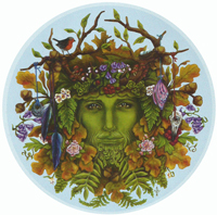 green man sticker