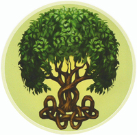 celtic tree sticker