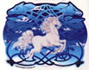 celtic unicorn sticker