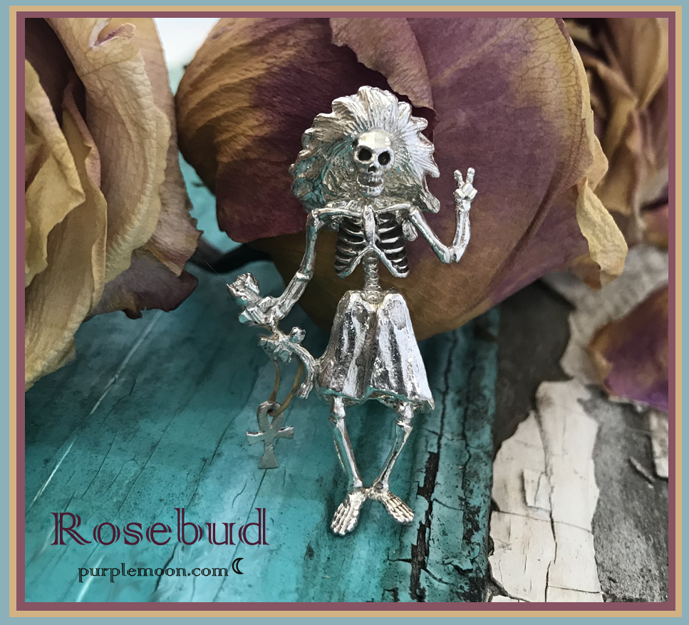 Sterling silver Rosebud Pendant
