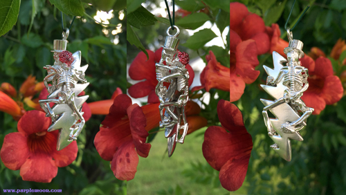 They Love each Other sterling pendant