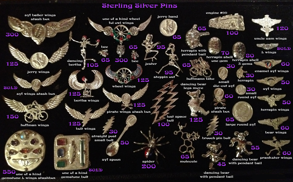 sterling silver pins 2015