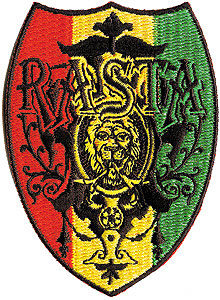 Reggae/Africa/Rastafari Embroidery Iron On Patches